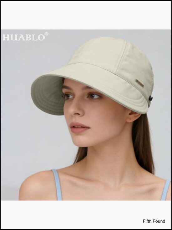 Womens UPF 50+ Sun Hat Wide Brim Adjustable Packable for Hiking Fishing main image 4